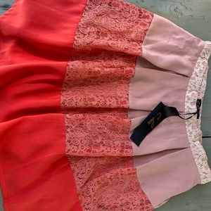 Fully lined lace skirt new with tags!